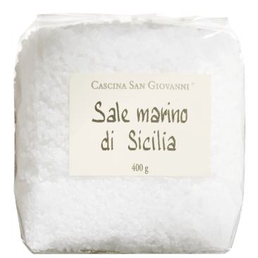 Sale marino | Grobes Meersalz aus Sizilien | 400 g