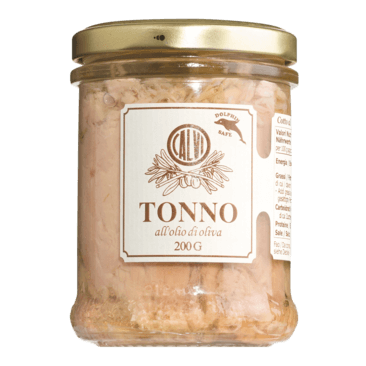 Tonno all’olio d’oliva | Thunfisch in Olivenöl | 200 g Glas