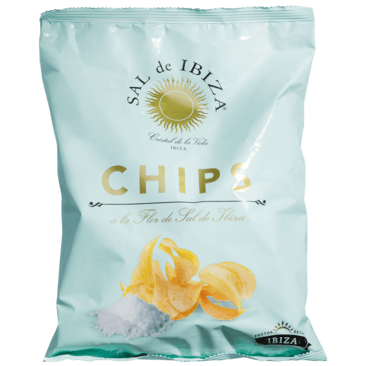 Chips a la Flor de Sal de Ibiza | Kartoffelchips | 125 g