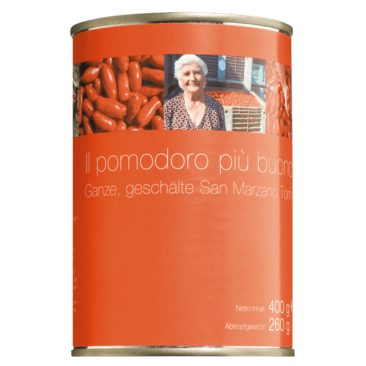 Pomodoro San Marzano | geschälte Tomaten, ganz | 400 g